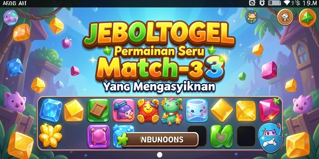 Tampilan gameplay seru dari JEBOLTOGEL dalam kategori Match-3.