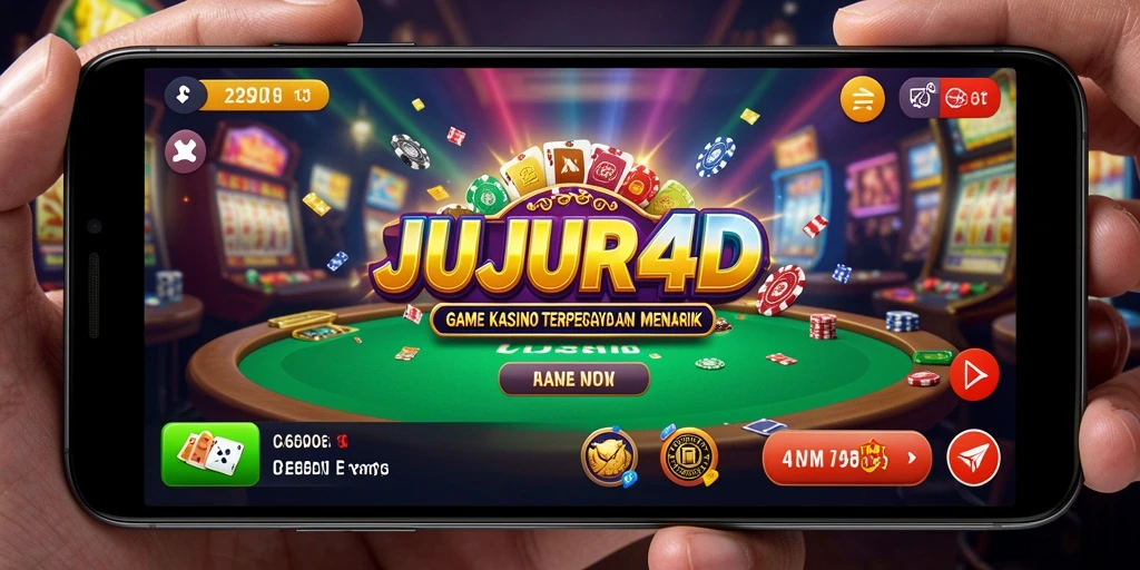 Tampilan gameplay Kasino JUJUR4D yang menarik dan interaktif.