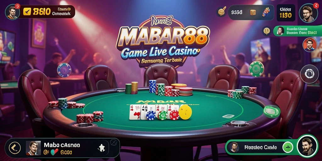 Tampilan gameplay Live Casino yang menarik di aplikasi MABAR88.