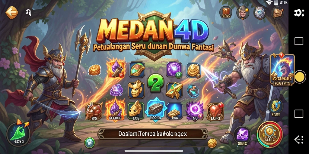 Tangkapan layar menarik dari gameplay petualangan MEDAN4D.