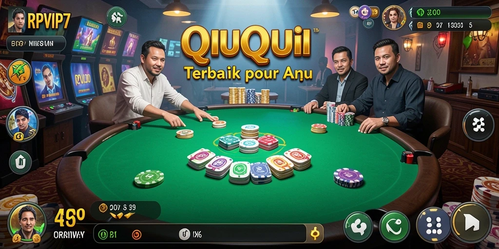 Tampilan permainan QiuQiu yang menarik dan penuh aksi.
