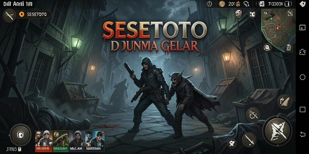 Tampilan gameplay SESETOTO yang memikat dan menegangkan.