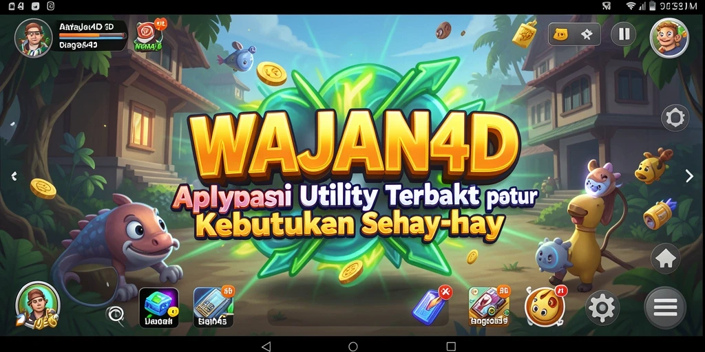 Tampilan antarmuka WAJAN4D yang intuitif dan ramah pengguna.